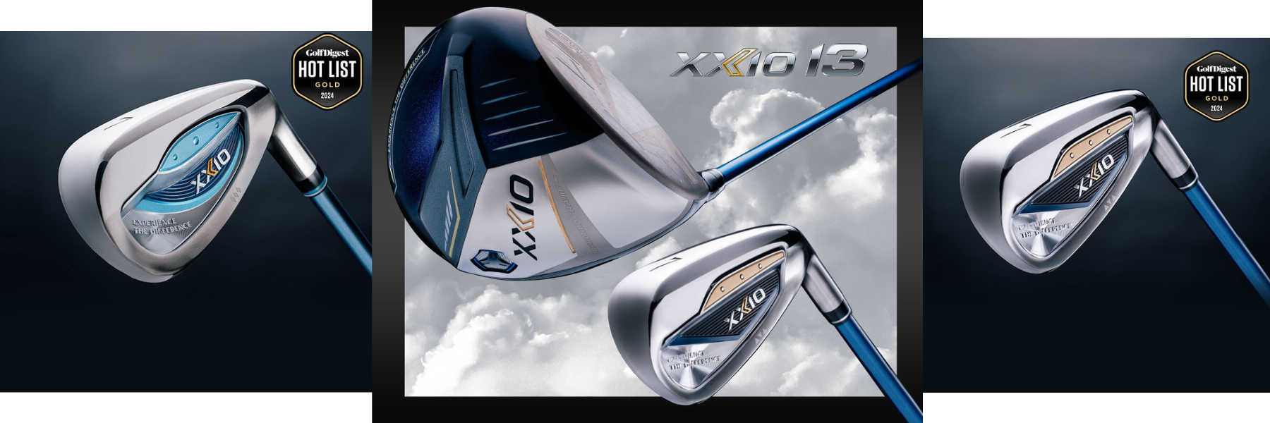 Night Golf Headline with image of night sky where the moon is a golf ball