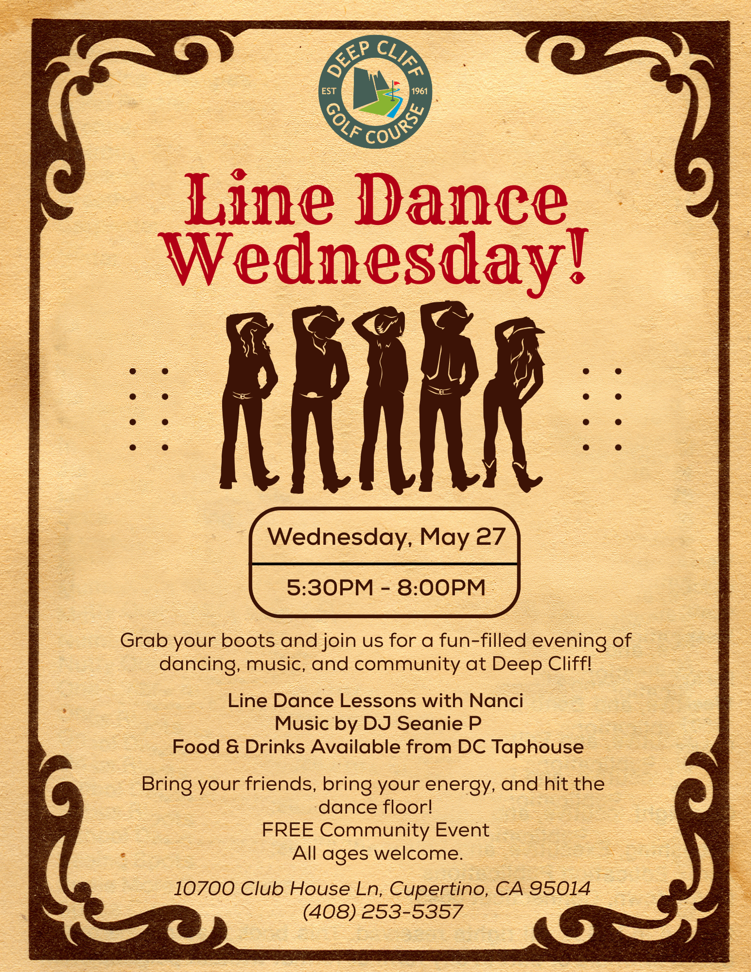 Line Dance Wednesday Deep Cliff Flyer