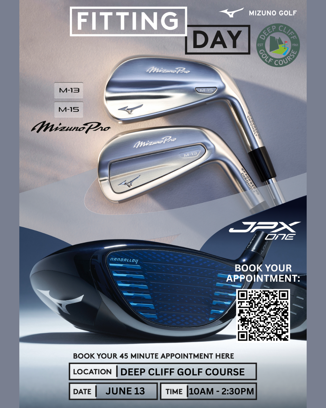 Mizuno Fitting Day Deep Cliff Flyer