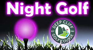 Image of glowing golf ball on tee
